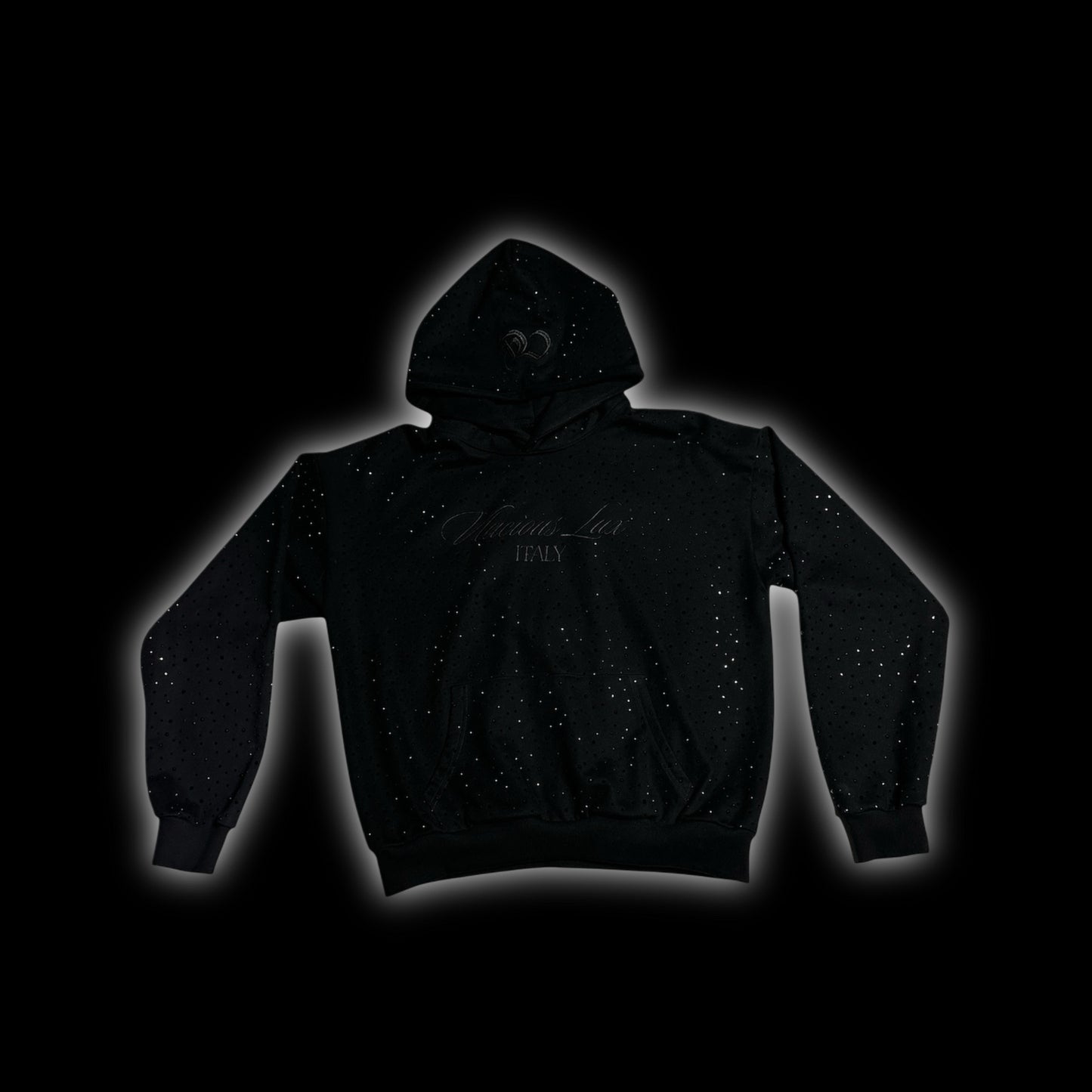 Men's Clothing Print Dark Rhinestone Black Series Youth
