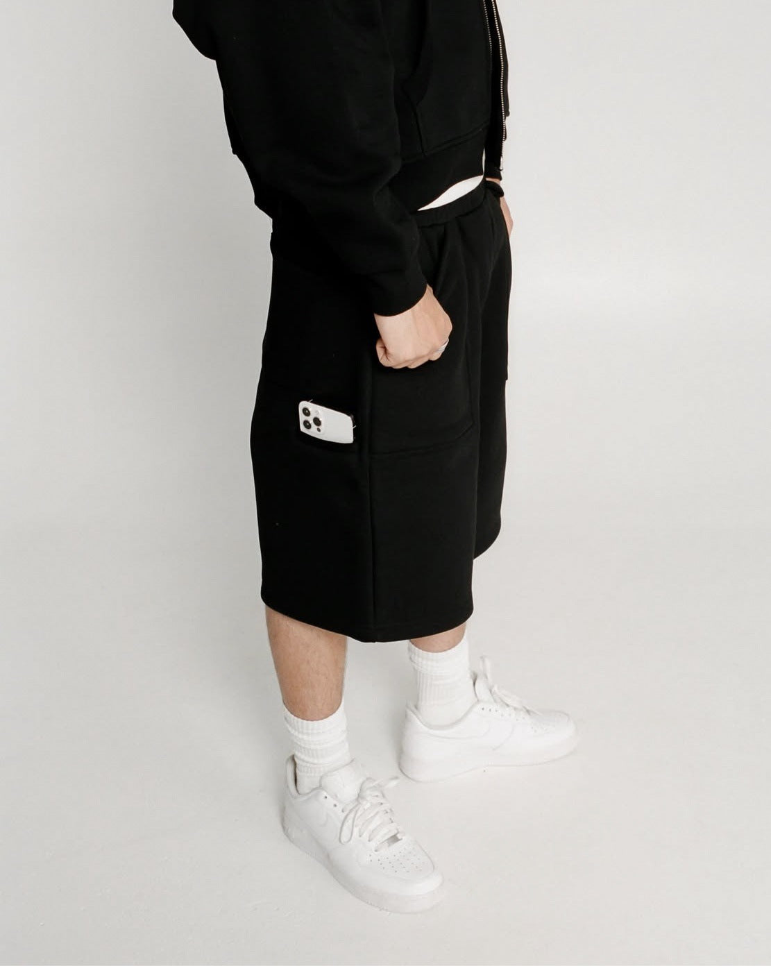 Minimalism Versatile Loose Cropped Pants Short Casual