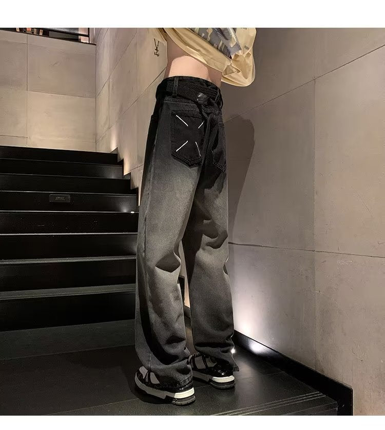 Men's Fashion Casual Loose Slightly Flared Wide Leg Pants