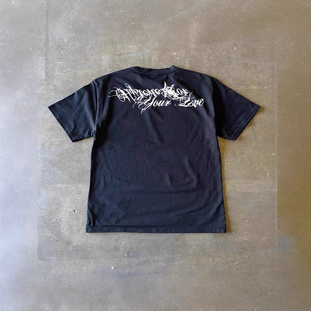 250g Heavy Cotton Vintage Tattoo Top