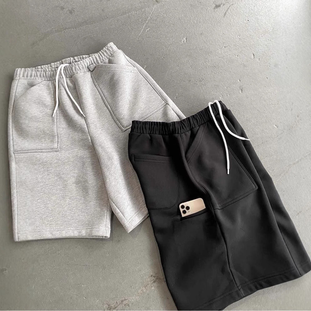 Minimalism Versatile Loose Cropped Pants Short Casual