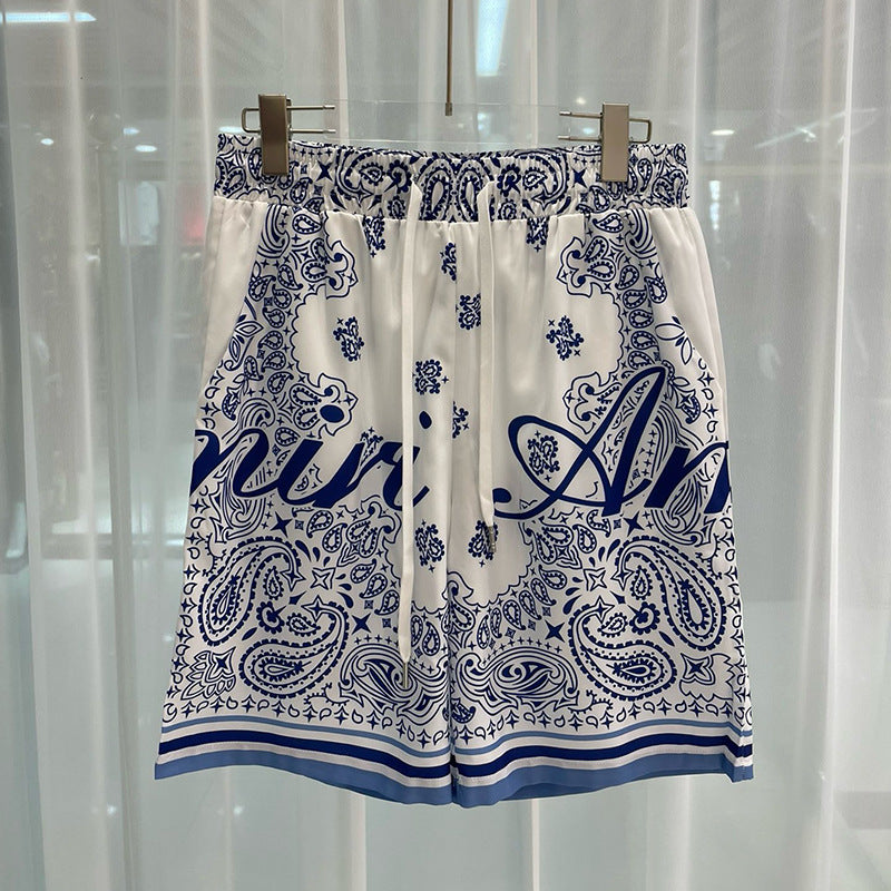 Men's Fashion Casual Beach Shirt Shorts Suit