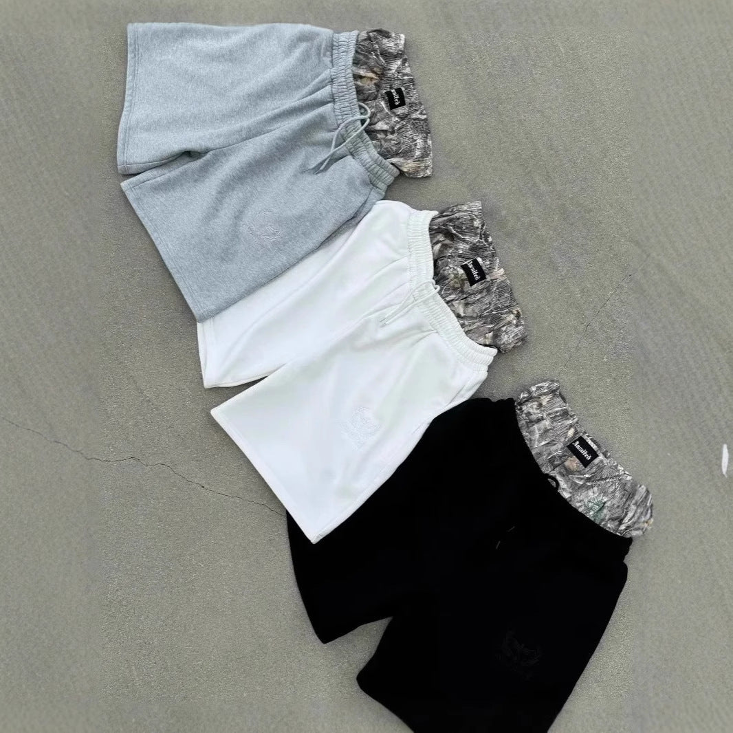 American High Street Double Waist Head Cropped Trousers Men