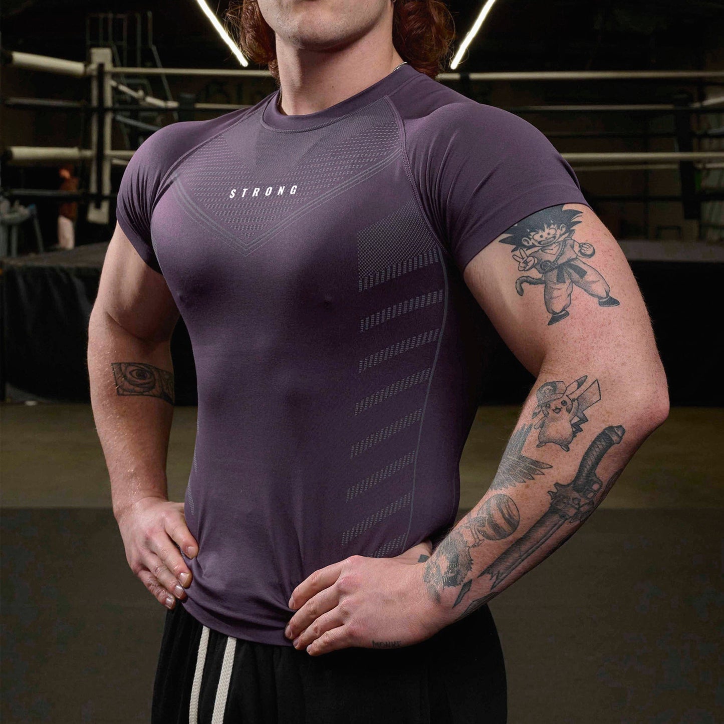 Men's Absorbent Sweat Running Short-sleeve Shirt